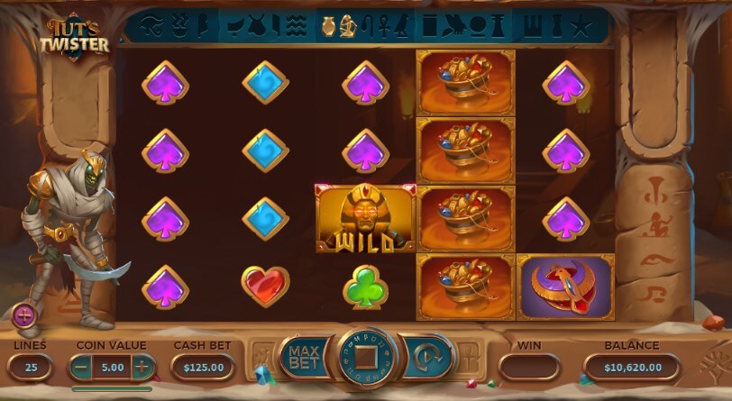 Tut's Twister играть бесплатно